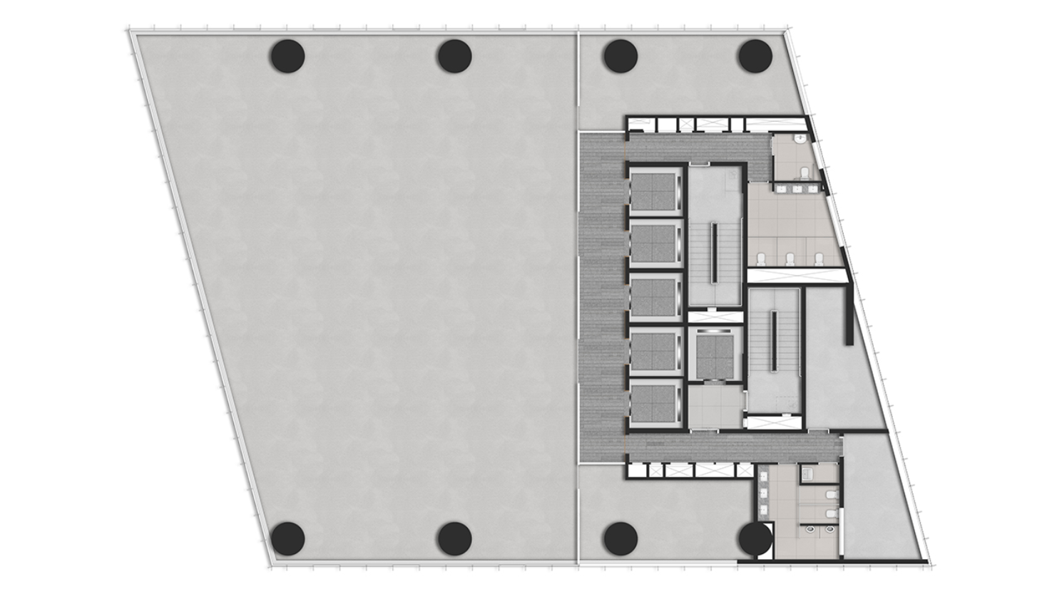 824 m² - Pavimento Tipo<br>